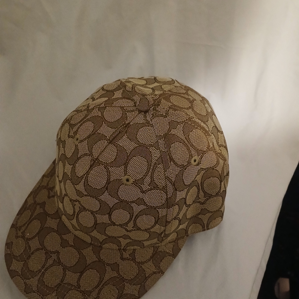 Coach Tan and Brown Signature Backpack - Picture 3 of 5
